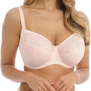 Fantasie Women's Illusion Underwire Side Support Full Coverage Bra Blush 36HH